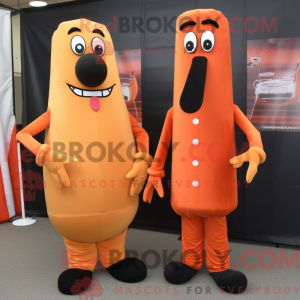 Maskottchenkostüm Orange...