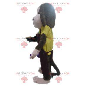 Brun abe maskot ser hård ud - Redbrokoly.com
