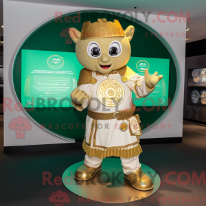 Gold Celtic Shield maskot...