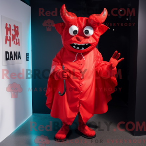 Teufel Maskottchen Kostüm...