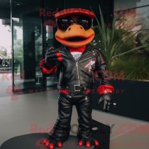Disfraz de mascota Red Frog...