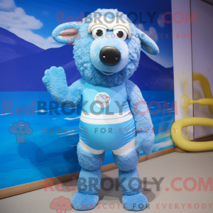 Disfraz de mascota Sky Blue...
