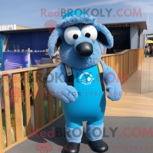 Disfraz de mascota Sky Blue...