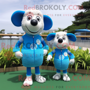 Disfraz de mascota Sky Blue...
