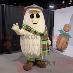Cream Agurk maskot kostyme...