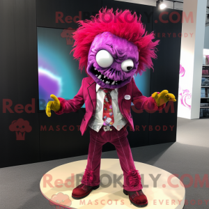 Costume de mascotte Magenta...