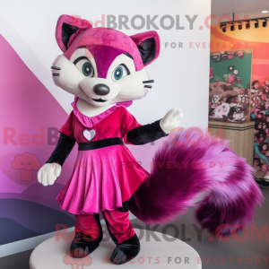 Disfraz de mascota Magenta...