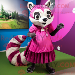 Disfraz de mascota Magenta...