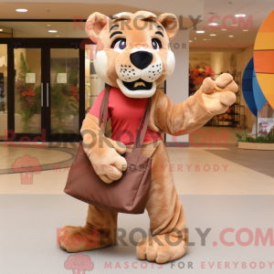Brown Mountain Lion mascot...