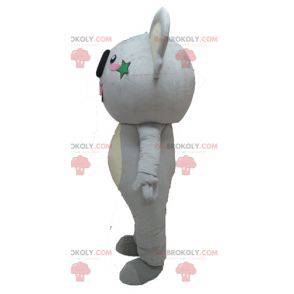 Giant and cute gray and yellow koala mascot - Redbrokoly.com