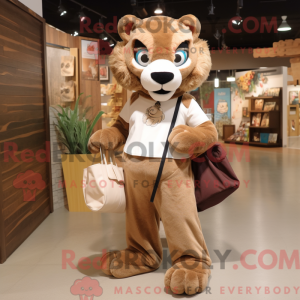 Brown Mountain Lion mascot...