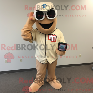 Tan Phone-mascottekostuum...