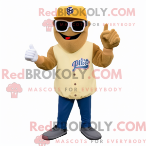 Tan Phone mascot costume...
