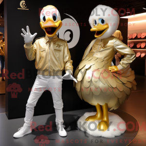 Maskottchenkostüm Gold...