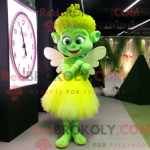 Postava maskota Lime Green...