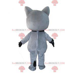 Mascota gato de peluche gris y negro - Redbrokoly.com