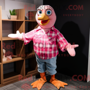 Pink Gull-maskotdraktfigur...
