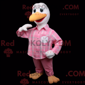 Pink Gull-maskotdraktfigur...