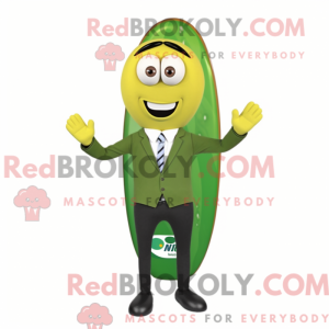 Olive Maskotdraktfigure do...