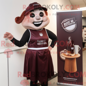 Maroon Guinness mascot...