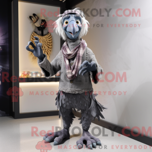 Grijze gier mascottekostuum...