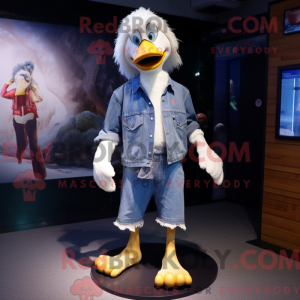 White Goose maskot kostyme...