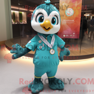 Teal Pendant Maskottchen...