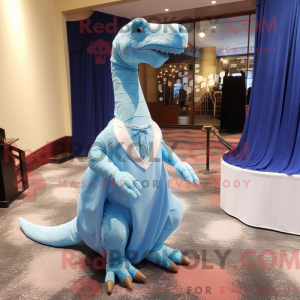 Hemelsblauw Brachiosaurus...