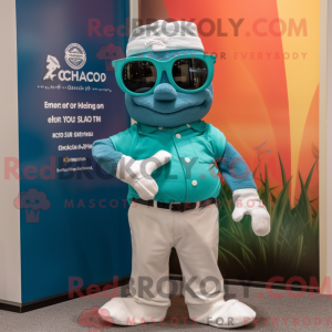 Figura de máscara Teal King...