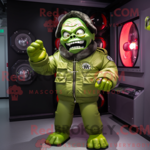 Limegrønn Frankenstein...