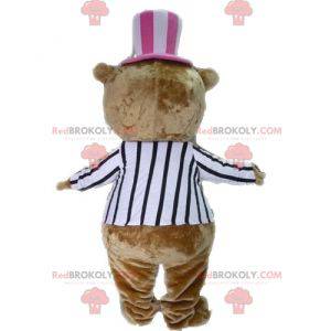 Disfraz de mascota oso de peluche marrón - Redbrokoly.com