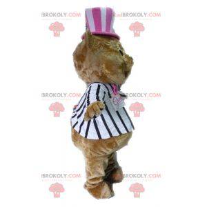 Brown teddy bear mascot costume - Redbrokoly.com