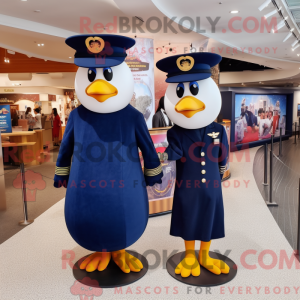 Navy Aglet maskot kostume...