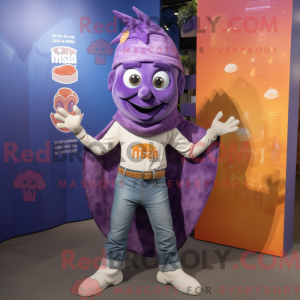 Purple Tikka Masala mascot...