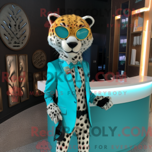 Costume mascotte de guépard...