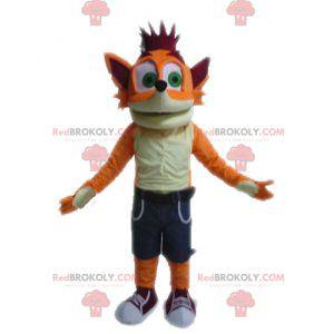 Berömd maskot för videospel för Crash Bandicoot Fox -