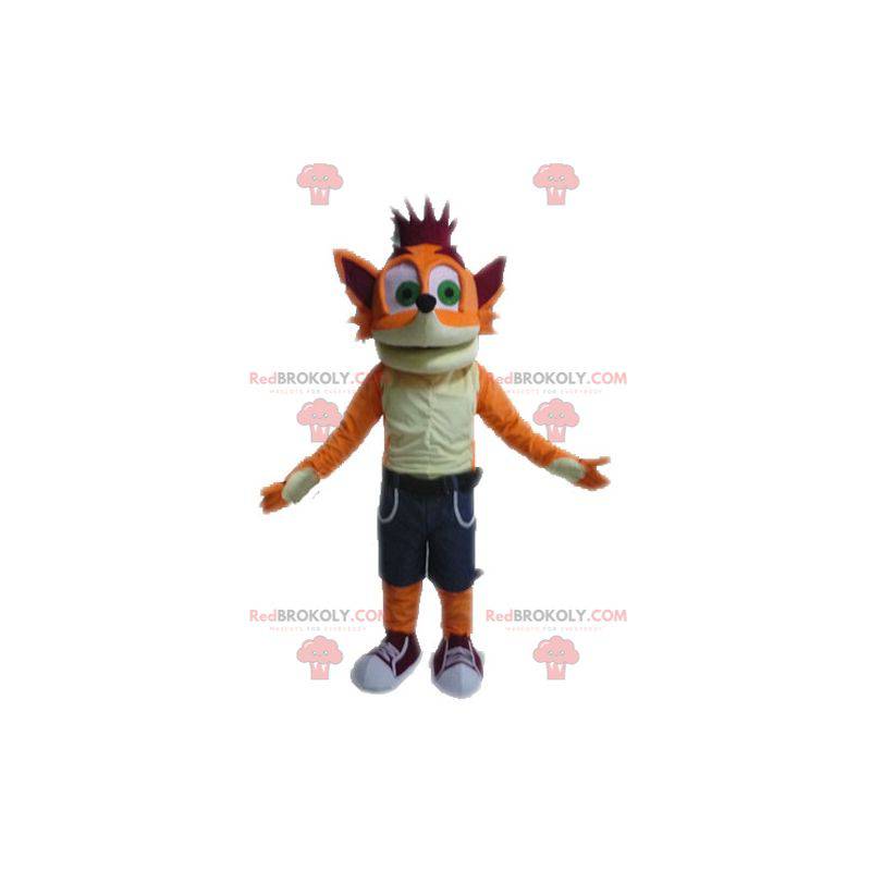 Mascotte de Crash Bandicoot renard célèbre de jeu vidéo -