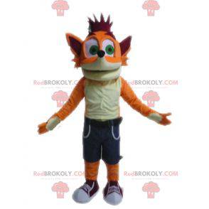 Berömd maskot för videospel för Crash Bandicoot Fox -