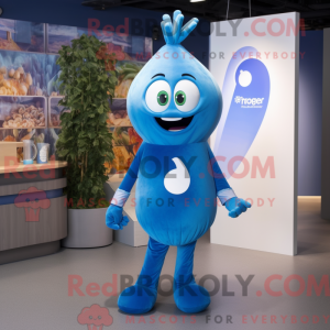 Blue Onion maskot kostume...