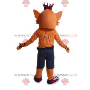 Mascotte de Crash Bandicoot renard célèbre de jeu vidéo -