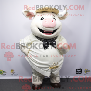 Maskotdraktfigurat White...