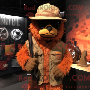 Postava maskota Rust Sniper...