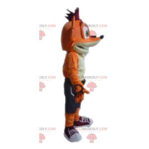 Famosa mascota del videojuego Crash Bandicoot Fox -