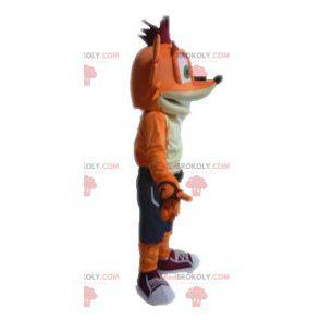 Mascotte de Crash Bandicoot renard célèbre de jeu vidéo -