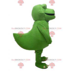 Giant and impressive green dinosaur mascot - Redbrokoly.com