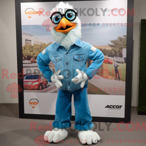 Disfraz de mascota de Cyan...