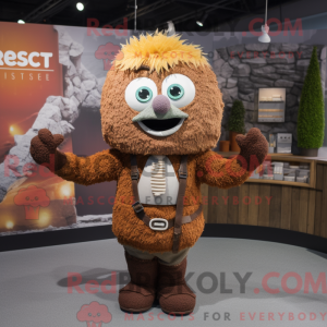 Disfraz de mascota de Rust...