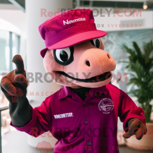 Disfraz de mascota Magenta...