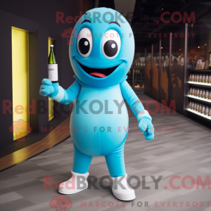 Máscara Cyan Champagne com...