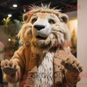 Tan Smilodon máscara de...
